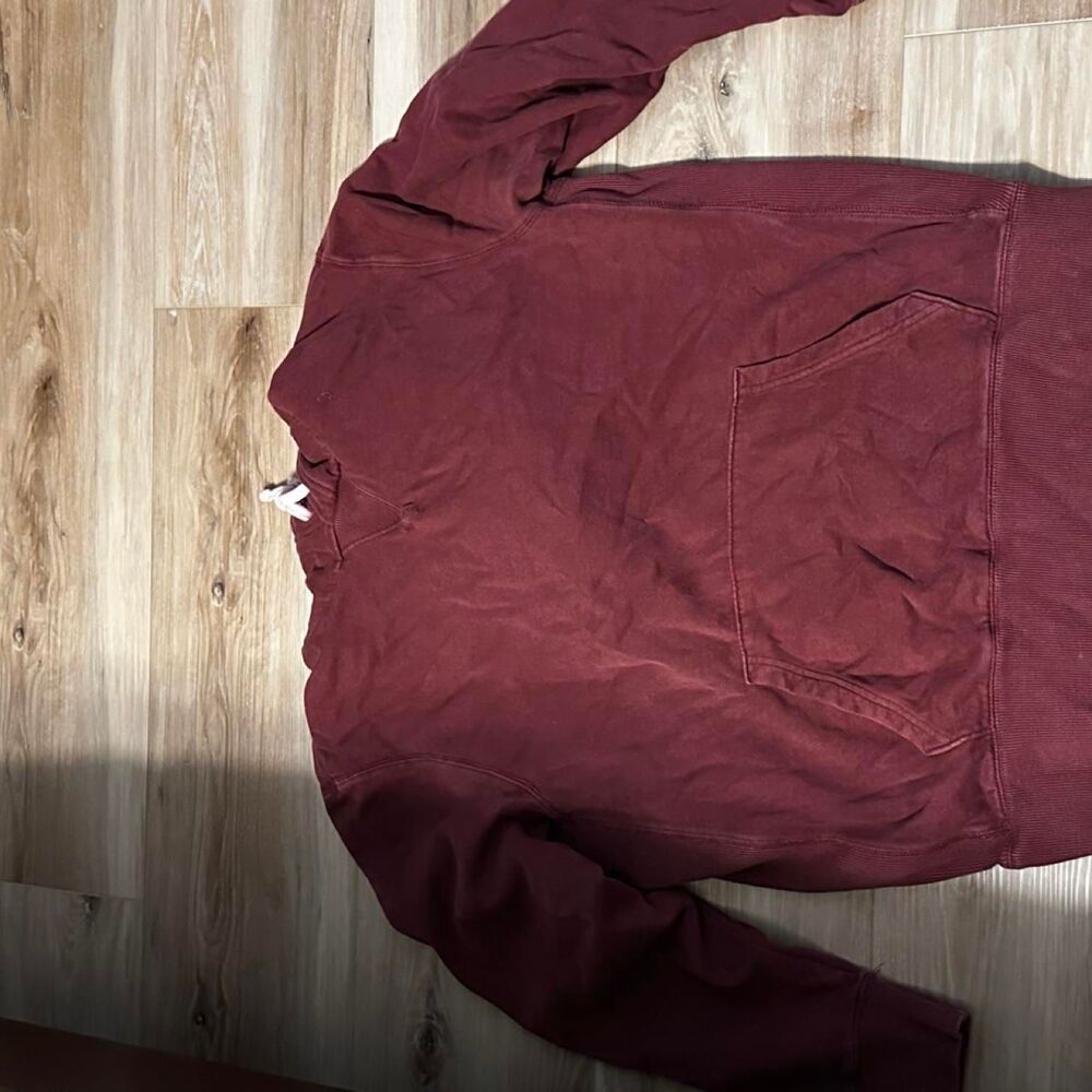 American-eagle Women's Burgundy and Red Hoodie